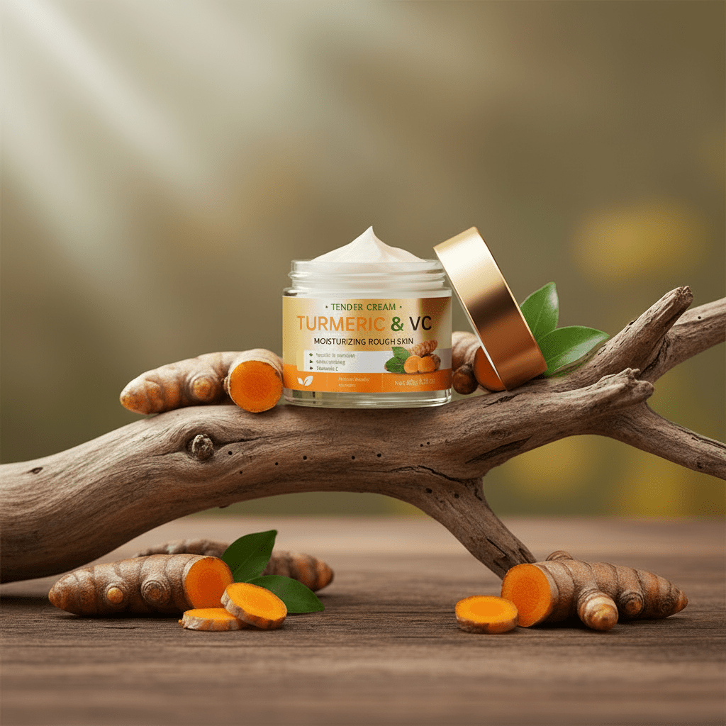 Crème hydratante au curcuma et à la vitamine C - NassBeauty