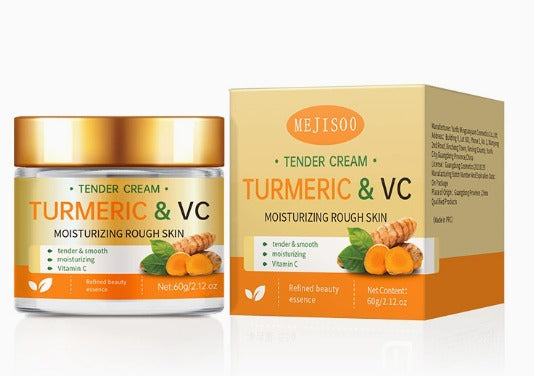 Crème hydratante au curcuma et à la vitamine C