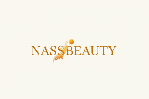 Logo NASSBEAUTY avec curcuma