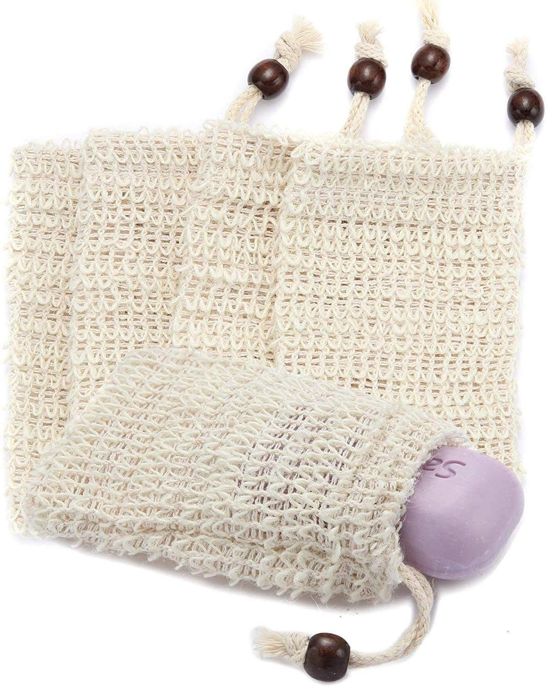 Pochette à savon exfoliante