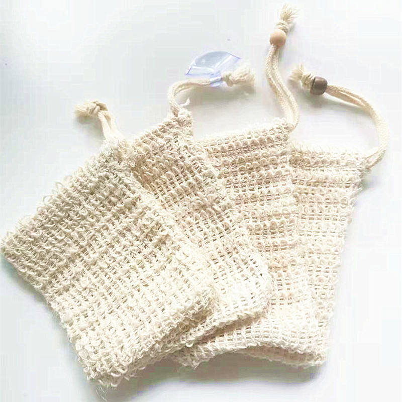 Pochette à savon exfoliante